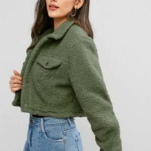 Cropped Fur Jacket
